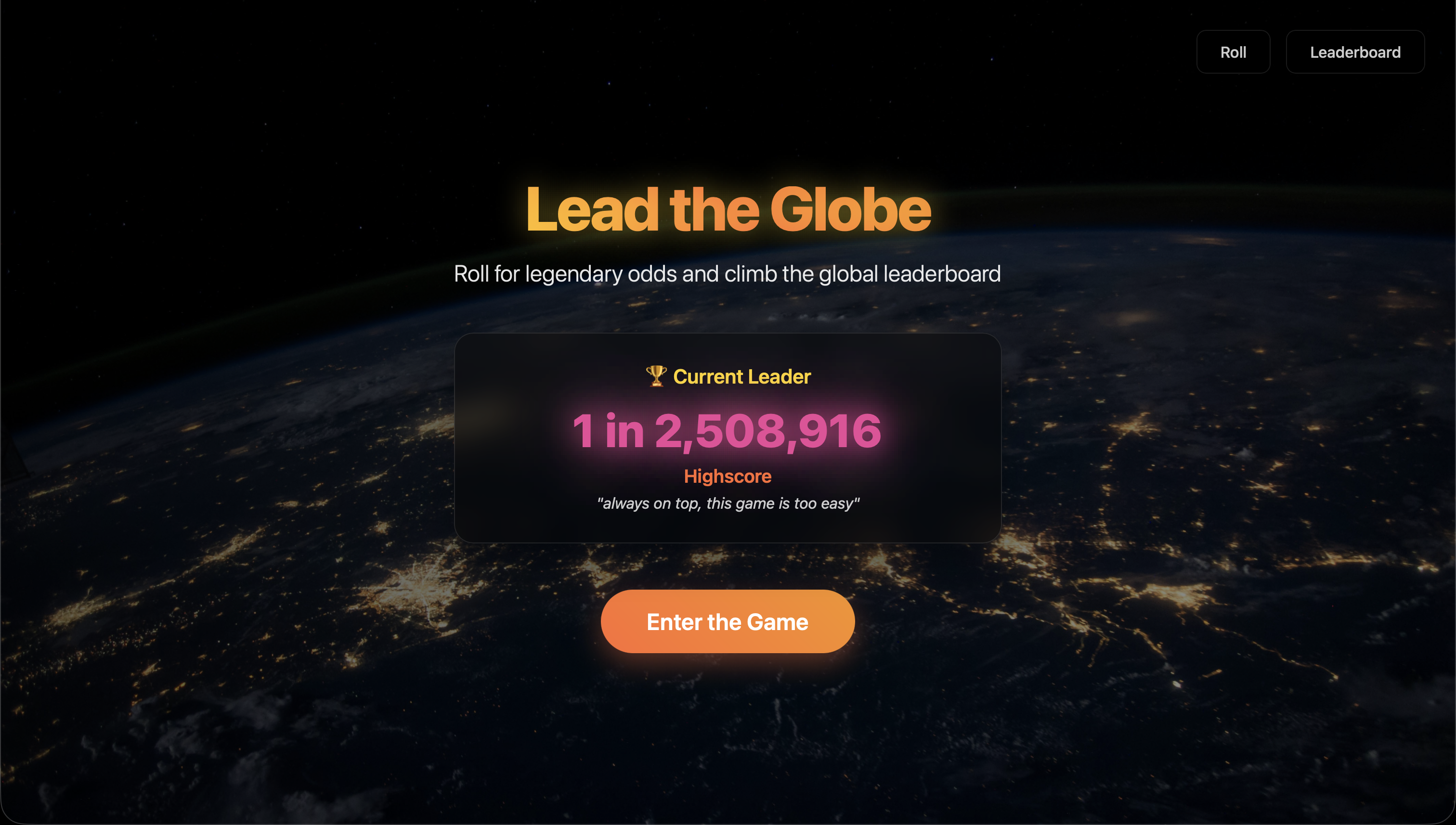 Lead The Globe Website
